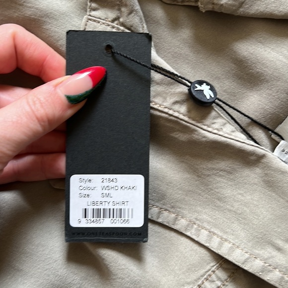 Washed Khaki Liberty Shirt - Picture 4 of 4